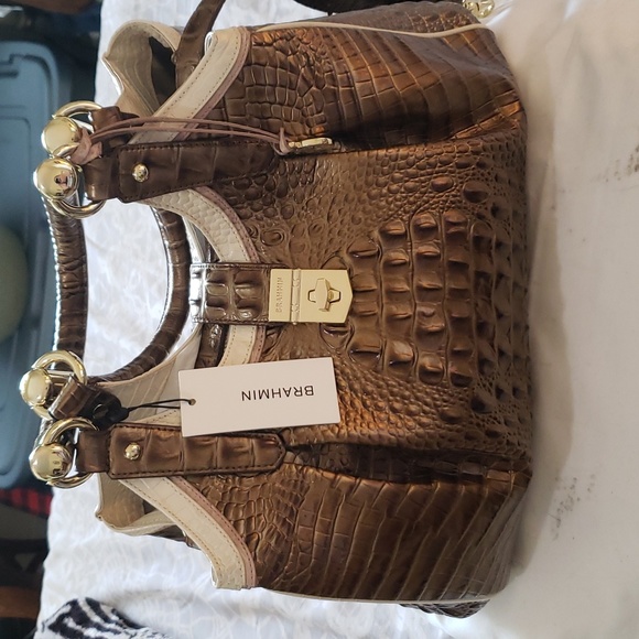 Brahmin Elisa Oak Primrose Hobo Bag - Picture 7 of 16